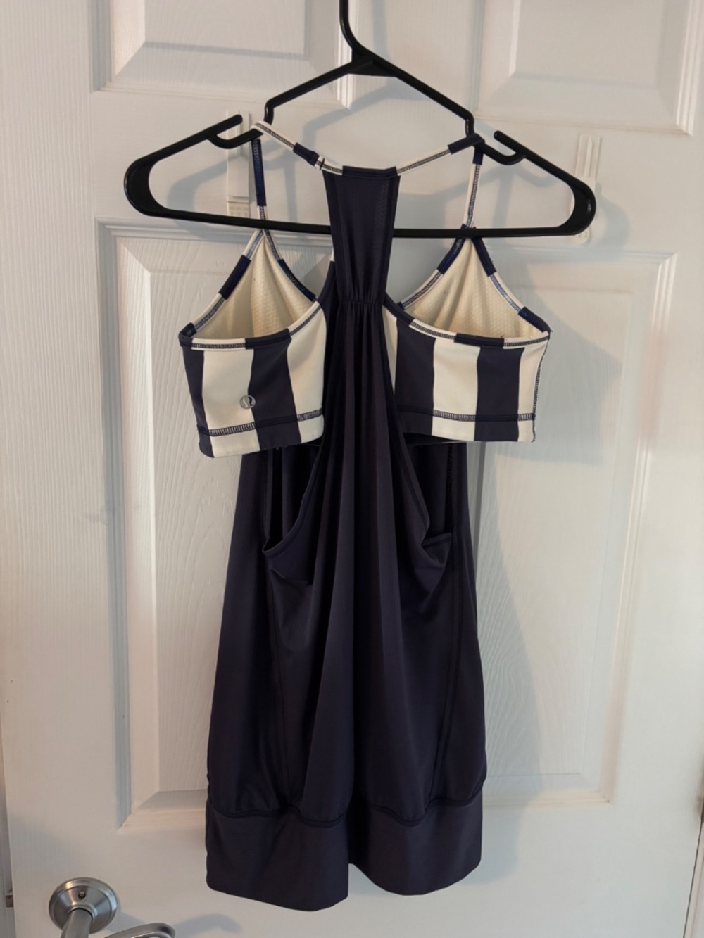 Lululemon No Limits Tank | Navy Blue | Built-In Bra | Size 8 - Picture 2 of 5